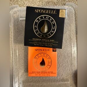Spongelle Beyond Cleansing Set - Black and Orange